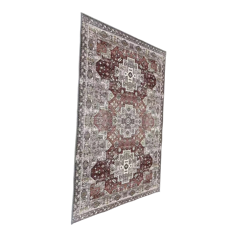 Retro Living Room Bedroom Coffee Table Light Luxury Carpet Washable Foldable