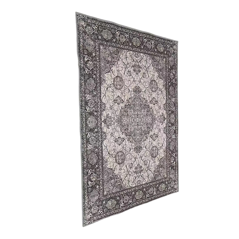 How can light luxury carpet achieve retro-style design through special craftsmanship while maintaining the fashion sense of modern home decoration?